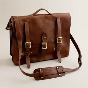 J.Crew Montague Leather Satchel